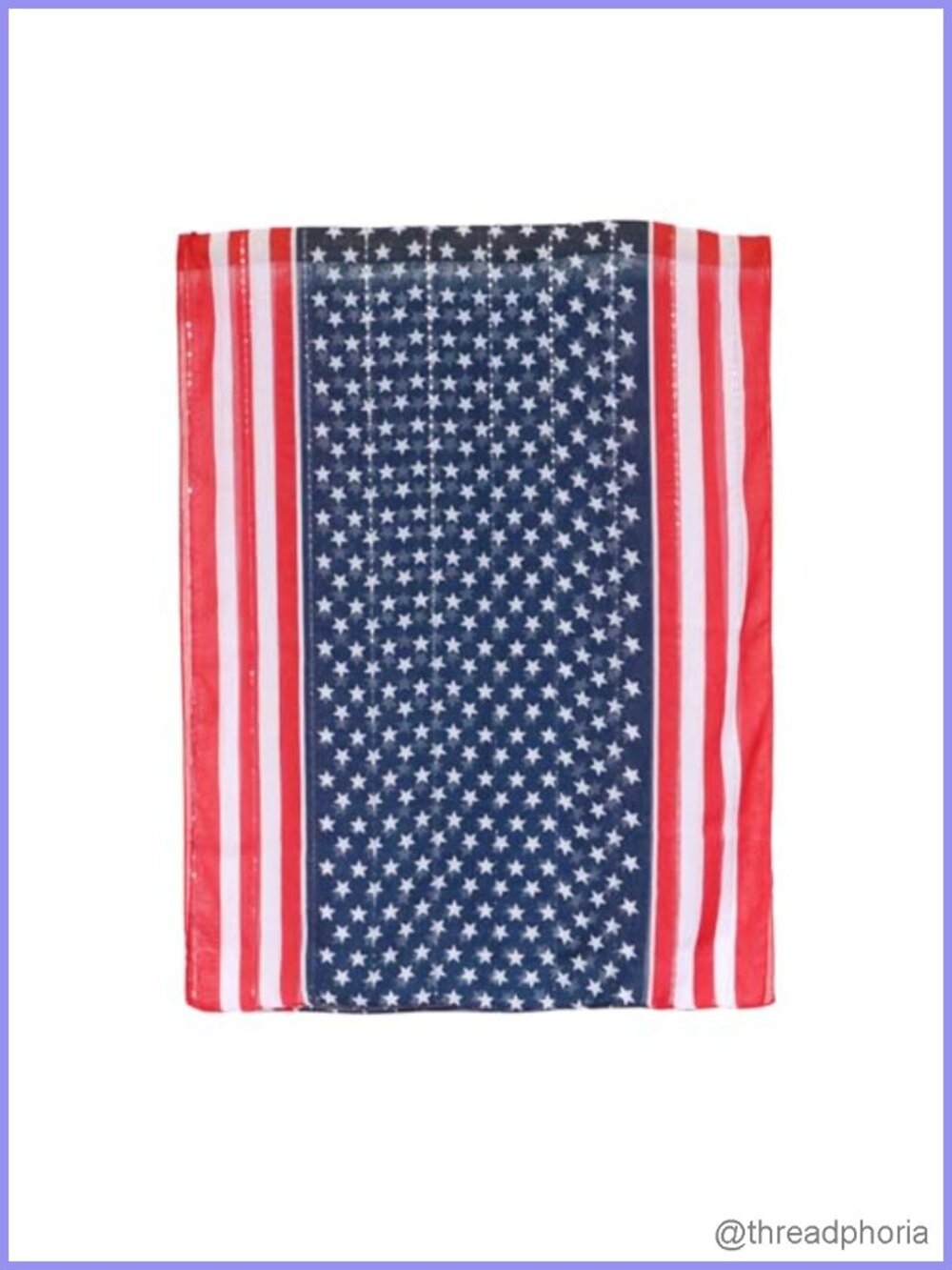 Patriotic Voile Long Scarf Shawl Wrap
